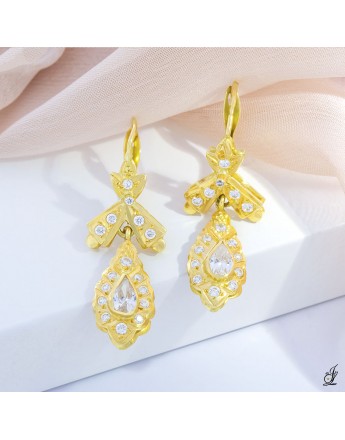 Boucles d'Oreilles 149236 en Or pour Femme en Tunisie, Bijoux Or 18 Carat