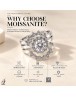 Bague de fiançailles Moissanite 204171
